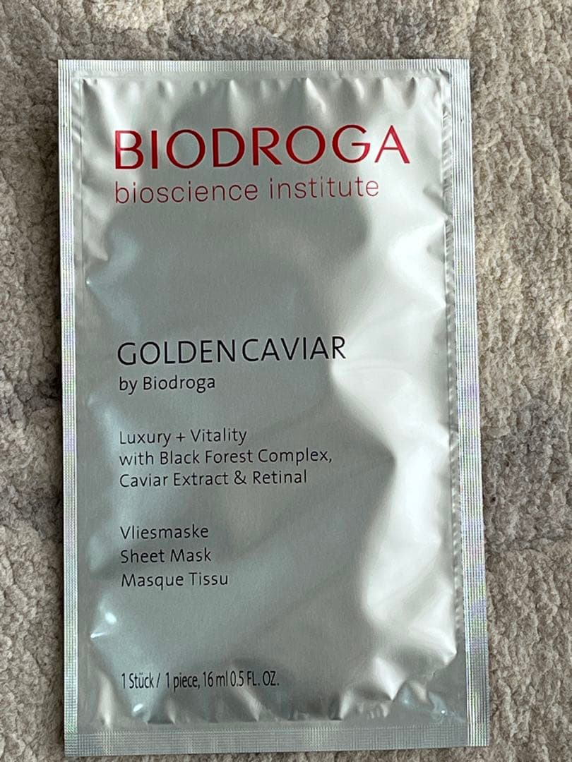 Biodroga Golden Caviar シートマスク 16ml 6枚 - メルカリ
