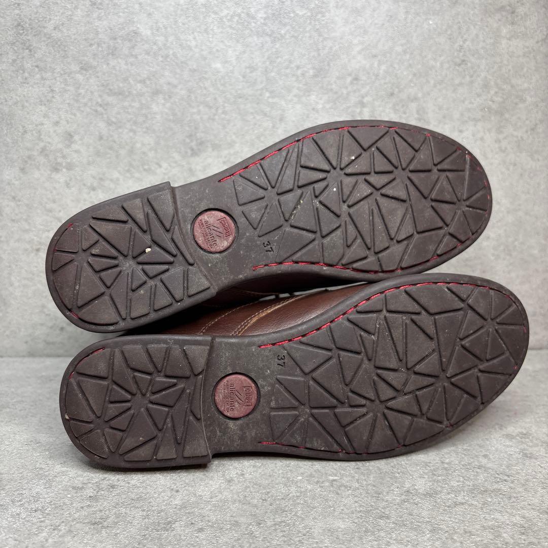 極美品！CAMPER ミルブラウン キャップトゥ コンフォート レザーブーツ