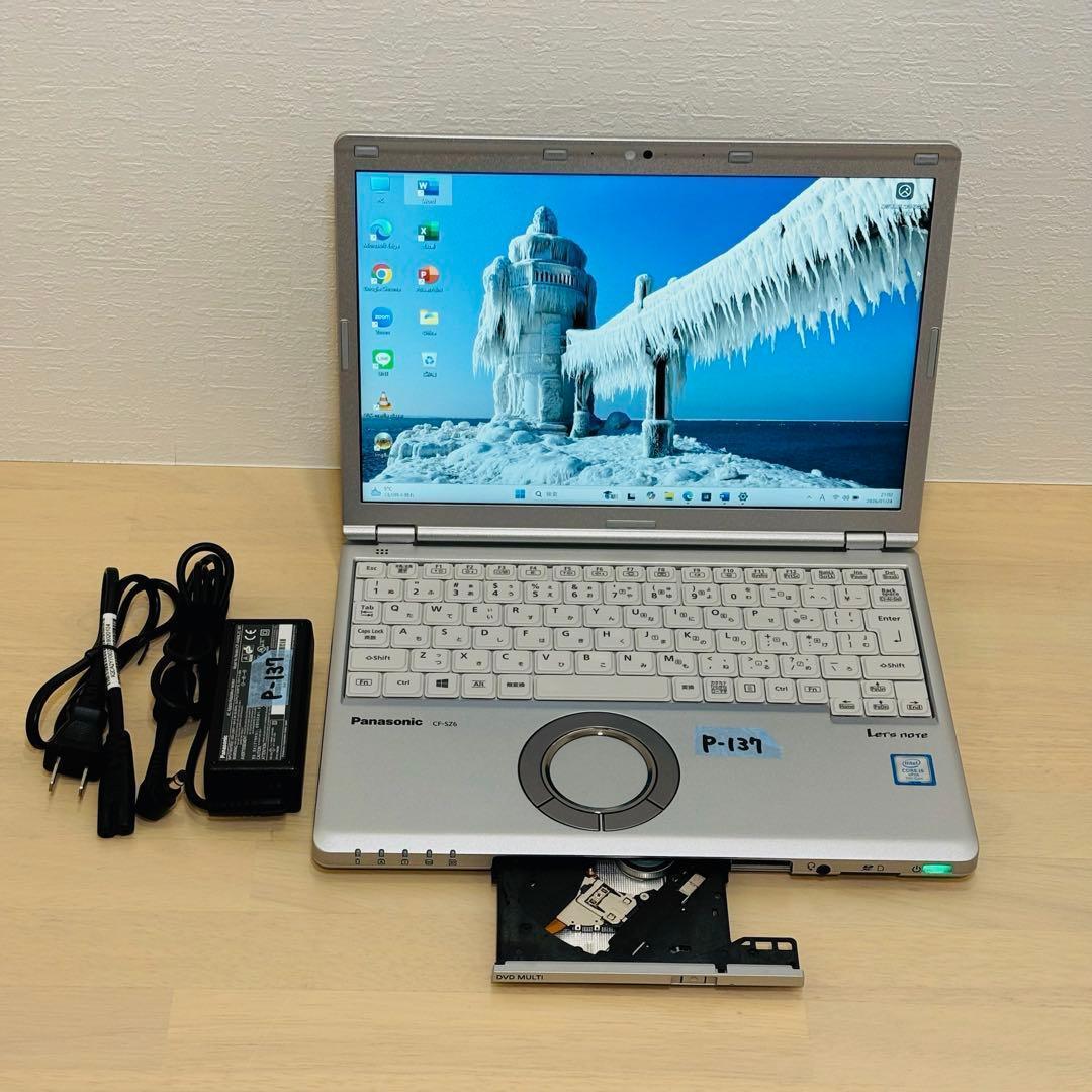 レッツノート PC Windows11 SSD DVD オフィス付き P-137 - メルカリ