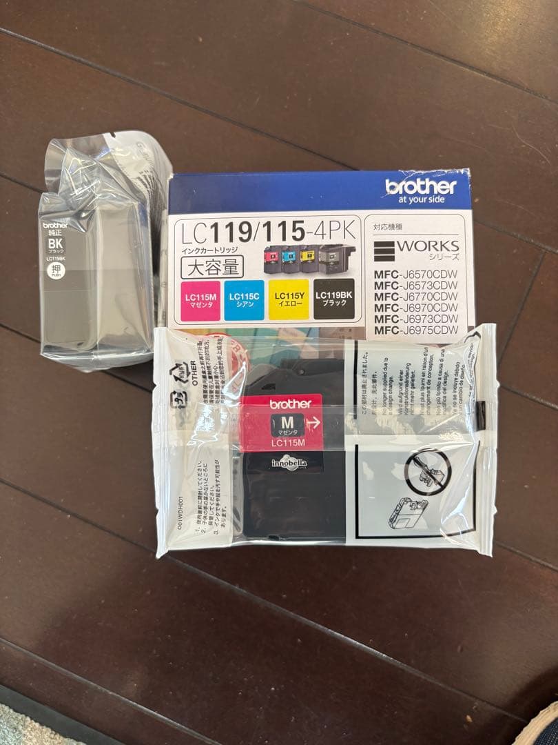 Brother LC119/115-4PK インクカートリッジセット - メルカリ