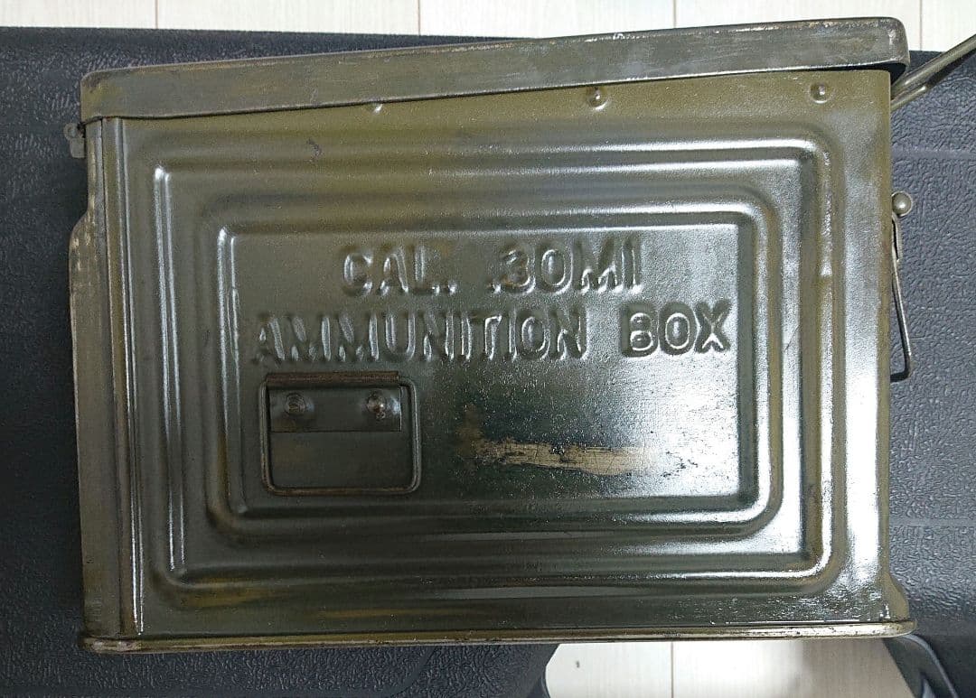 30.cal 弾薬箱 アメリカ US(米軍)現用 AMMO BOX(弾薬箱)/30 Cal(7.62mm)弾用/マーキング
