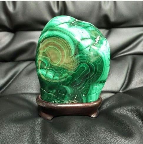 マラカイト 孔雀石 原石 鑑賞石 骨董 石 宝石 - メルカリ