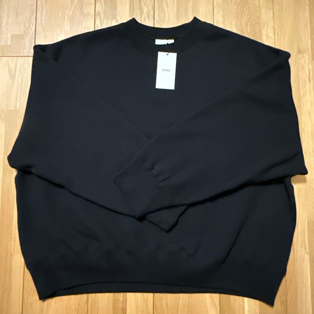 HYKE スウェット　黒　トレーナー　新品　タグ付き　5 XXL HYKE(ハイク) SWEAT SHIRT - COLDBECK ONLINE（コールベックオンライン