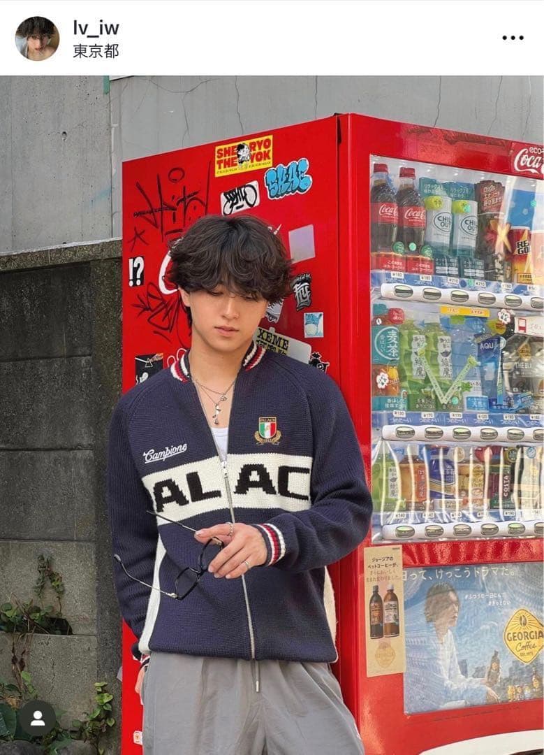 A*読様 PALACE Cycle Knit \"Navy\"