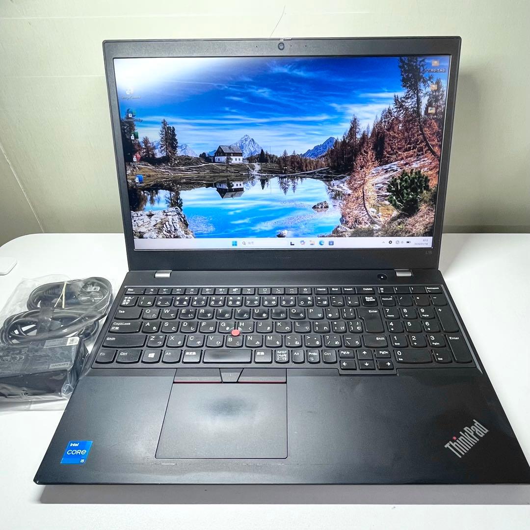 【美品】ThinkPad L15 Gen2 16GB i5Office付11世代 ThinkPad ノートパソコン Lenovo L15 Gen2 第11世代Corei5 Office2021