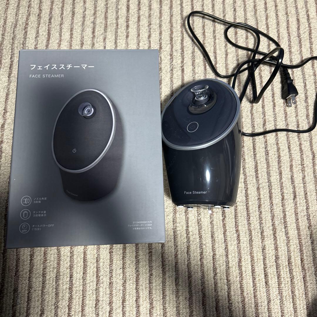 ニトリ フェイススチーマー 黒 - メルカリ