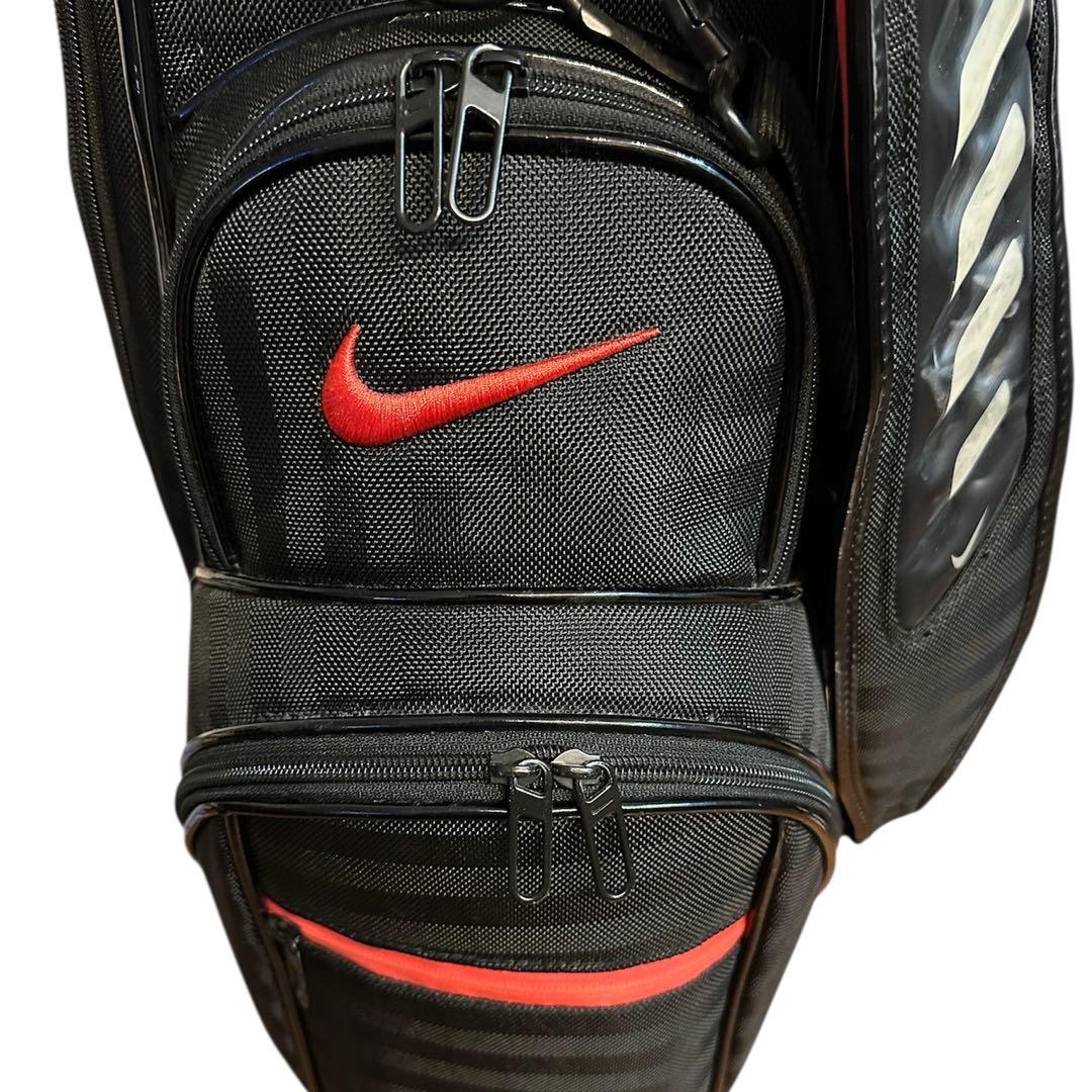 希少・6分割】NIKE ナイキ ゴルフ キャディバッグ ブラック×レッド