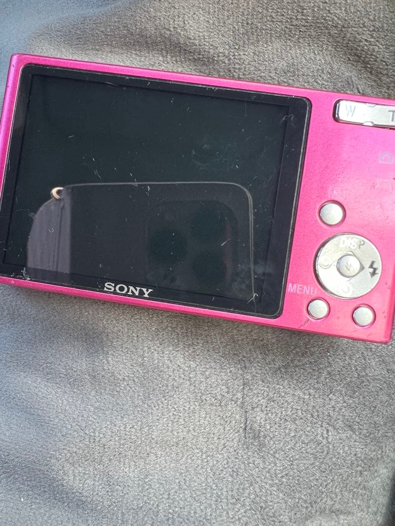 Sony Cyber-shot 14.1MP ピンク　カメラ、充電器セット