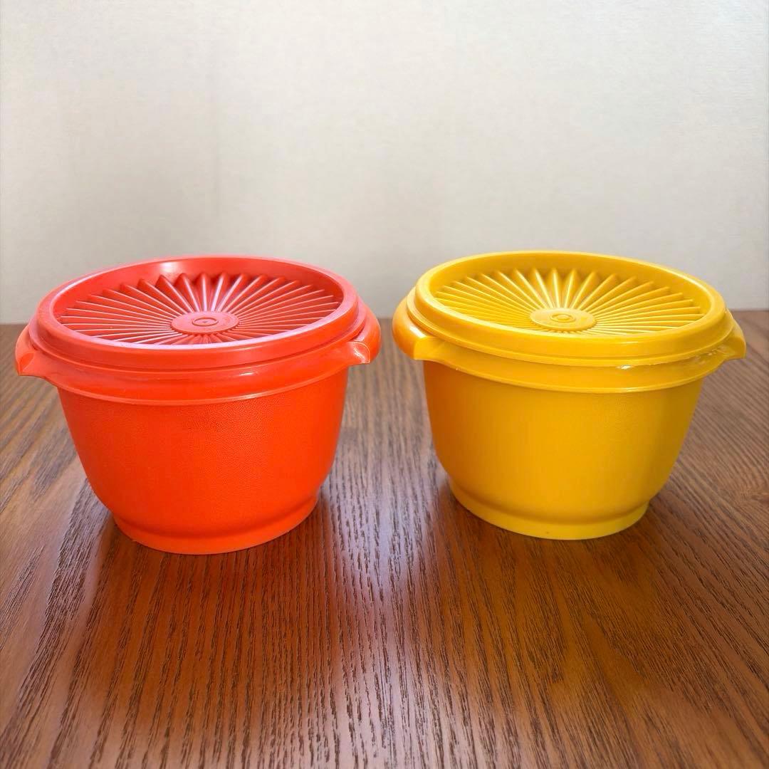 レトロ•希少】 Tupperware タッパーウェア ベルポピー 2個セット