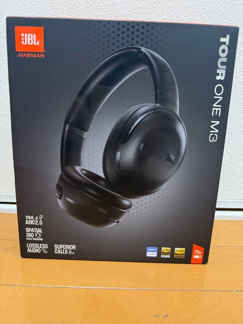 JBL Tour One M3 ワイヤレスヘッドホン超美品　ブラック JBL Tour One M3 | ワイヤレスノイズキャンセリングオーバーイヤー