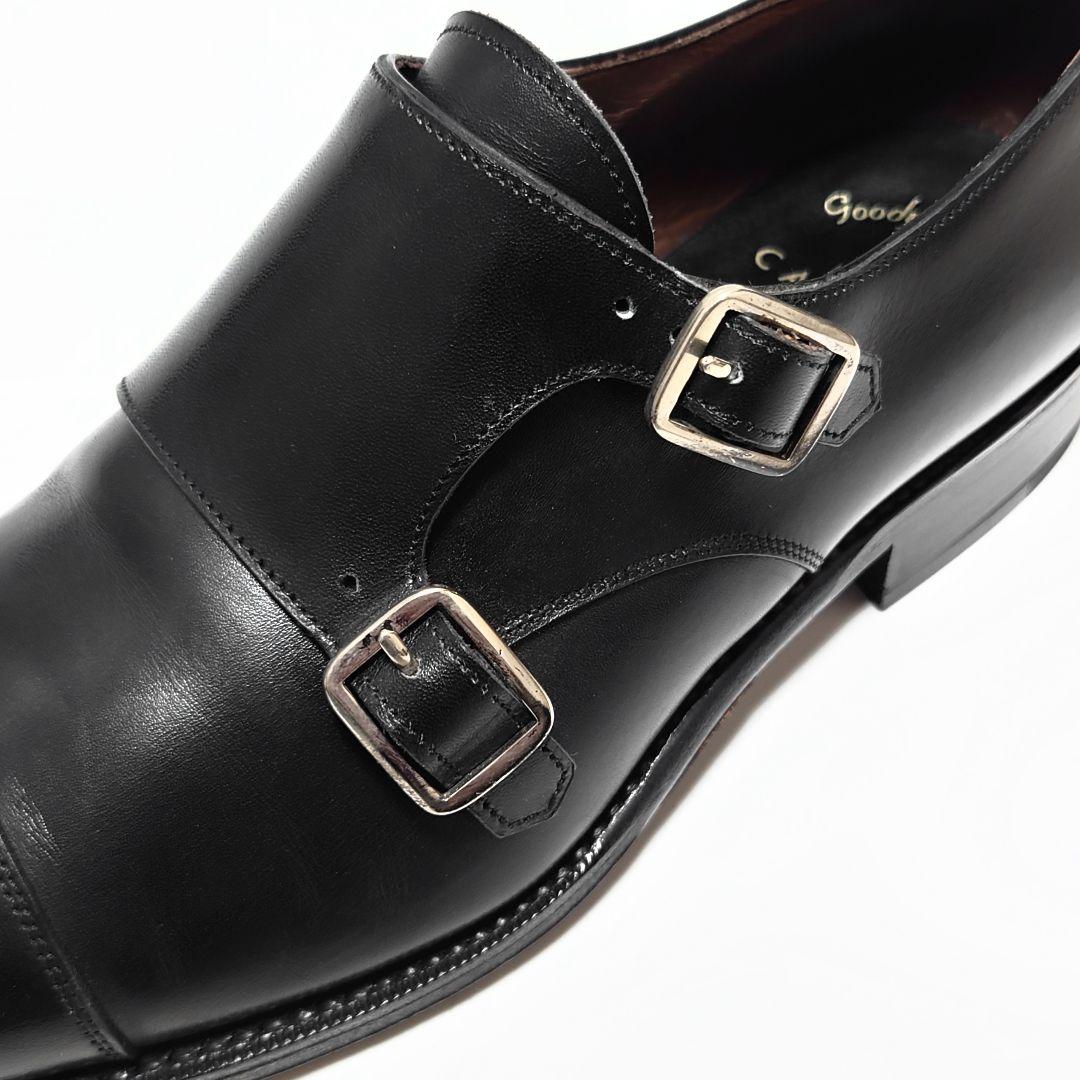 美品 カルミナ ダブルモンク ストラップ シューズ トレーディング