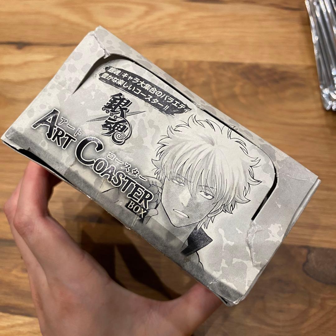 銀魂 アートコースター 第1弾 BOX 48枚 コンプ 封入特典付き レア 限定