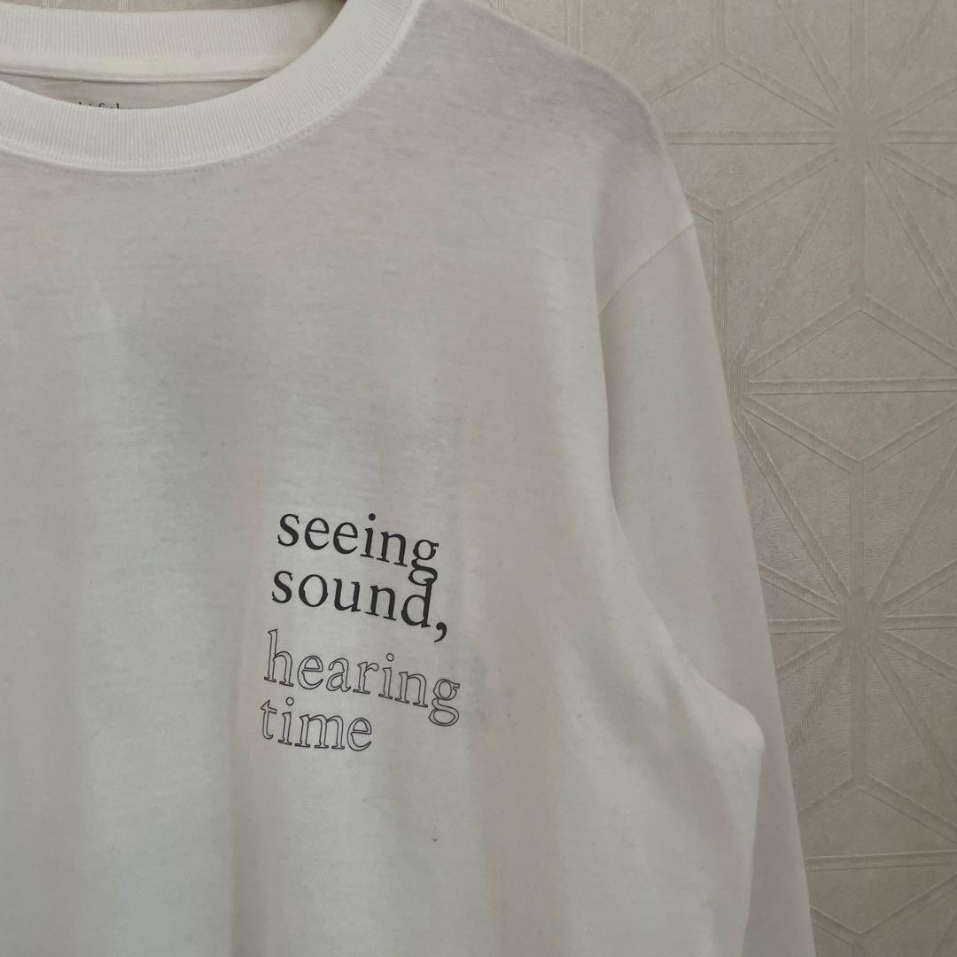 希少品.希少サイズ】⧫ 坂本龍一 | 音を視る時を聴く 長袖Tシャツ