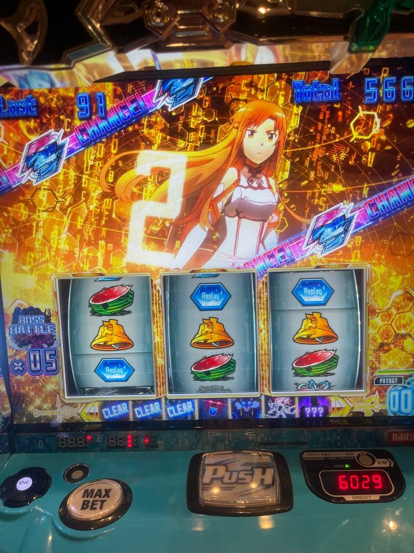 ソードアート・オンライン/SAO スマスロ実機 オート付 バイブON/OFF付