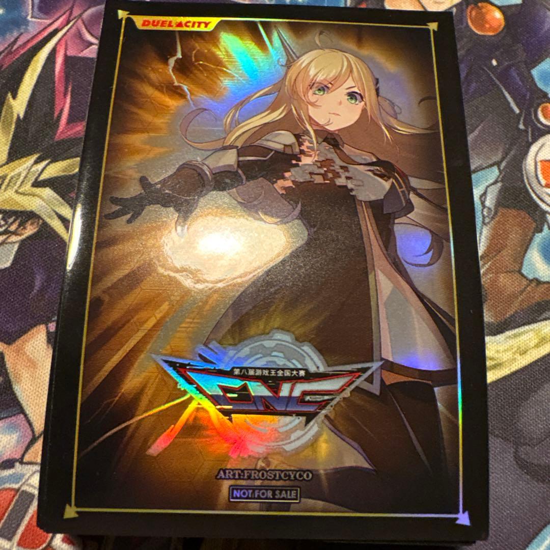 遊戯王　閃刀姫レイ　スリーブ　cnc 50枚 閃刀姫-レイ CNC 決闘都市 スリーブ 新品未開封 50枚 - メルカリ