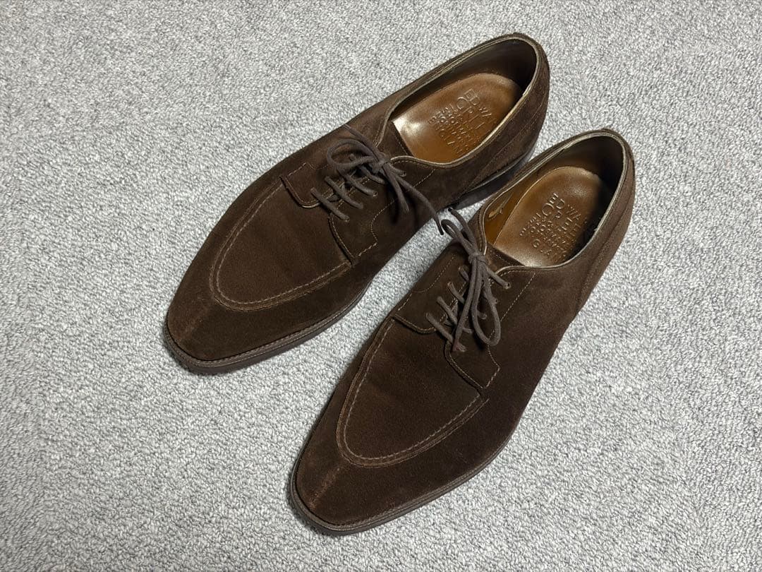 Edward green Dover Mink suede UK8.5E 606 - メルカリ