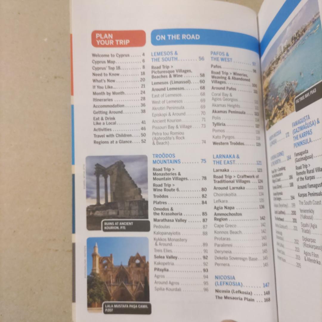 キプロス関連書籍《lonely planet Cyprus》他　全３冊