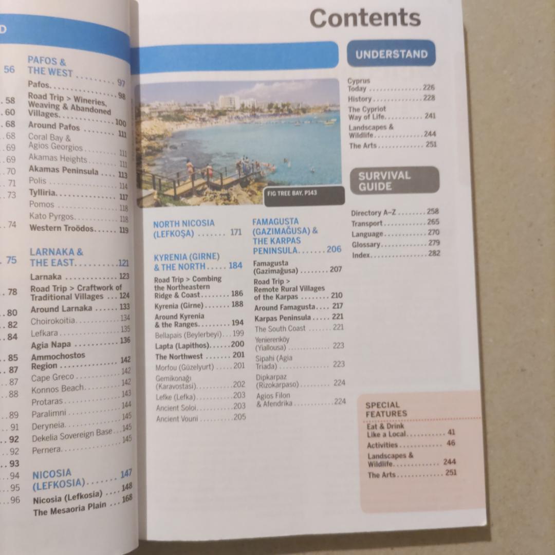 キプロス関連書籍《lonely planet Cyprus》他　全３冊