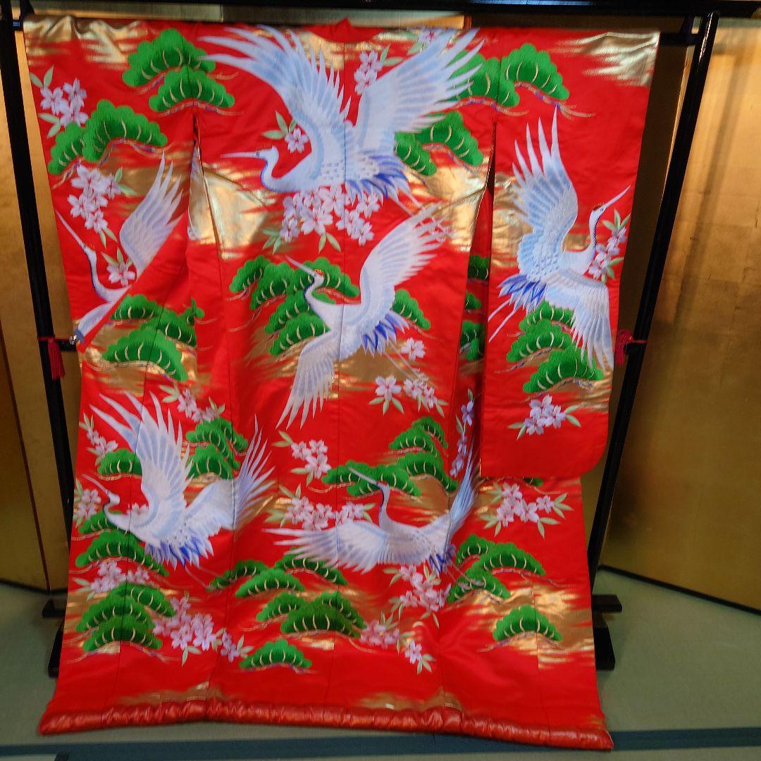 打掛正絹西陣織昭和アンティーク品 - メルカリ