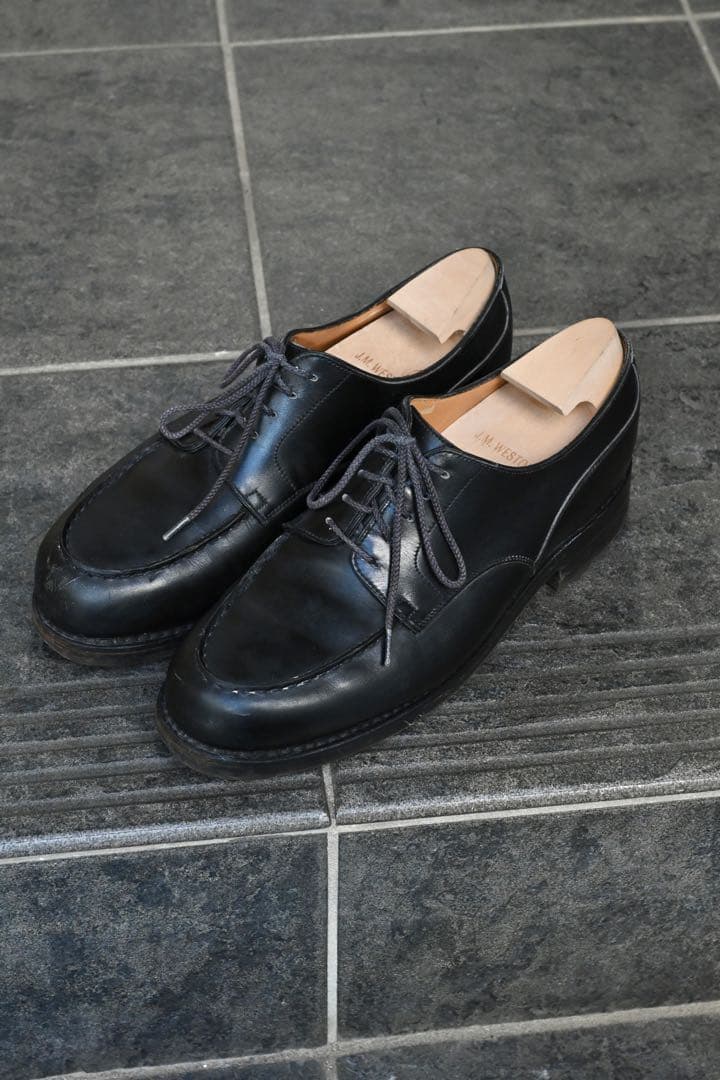 J.M. WESTON ゴルフ641 5/D 使用感あり 純正シューツリー付 - メルカリ