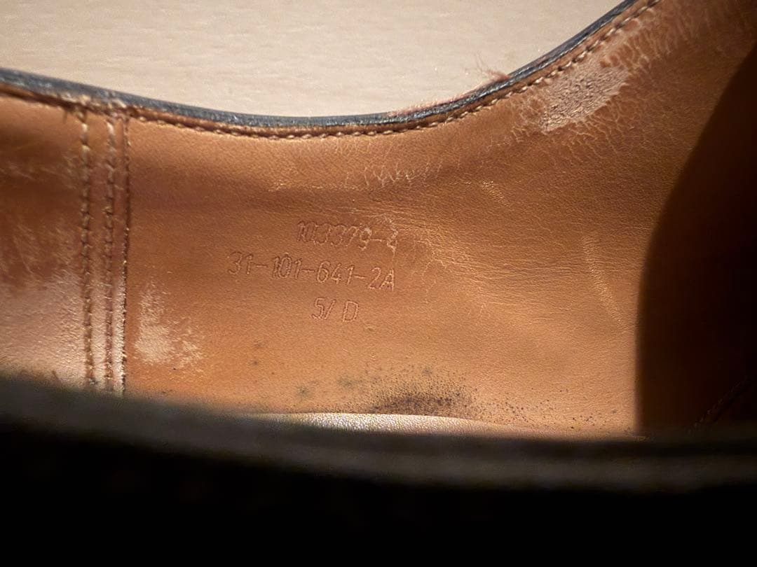 J.M. WESTON ゴルフ641 5/D 使用感あり 純正シューツリー付 - メルカリ