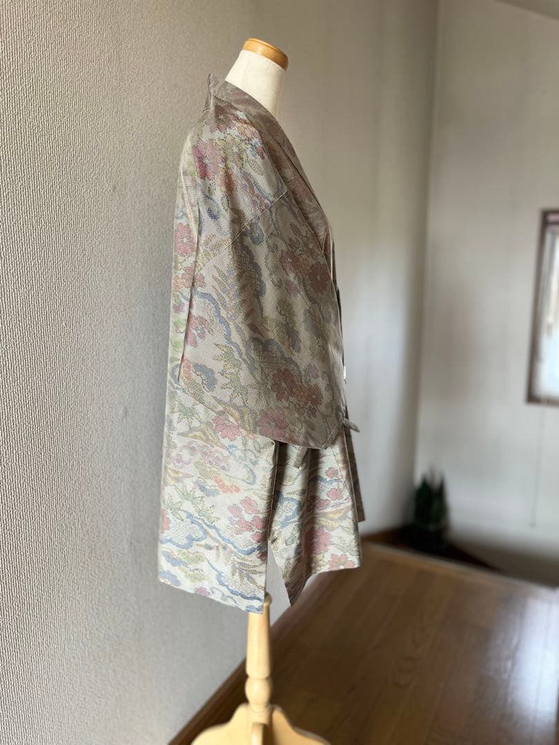 まみこ様♡本場奄美大島紬 作務衣　登録商標付き　古典華（秋竹梅）大人お洒落上衣