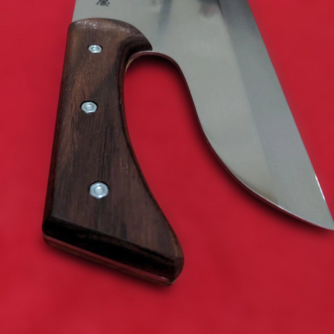 ヨ*ー様 合羽橋　鍔屋つば屋　モリブデン鋼 そば切り包丁　28.5cm