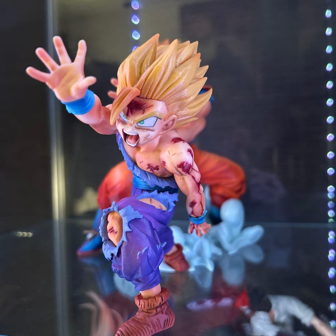 ドラゴンボール 一番くじ A賞 親子かめはめ波 フィギュア リペイント