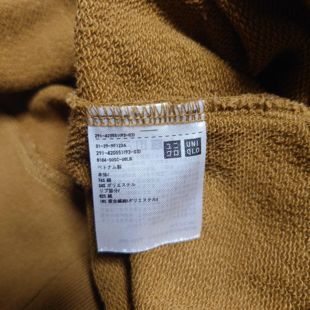 ユニクロ フーディスウェットワンピース Sサイズ キャメル - メルカリ