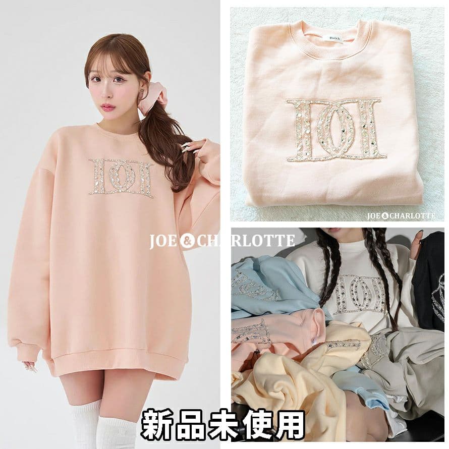 ダーリッチ darich DDロゴビジュースウェットプルオーバー ピンク