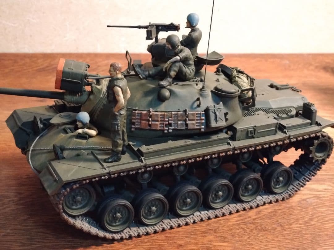 TAMIYA 1/35 戦車 パットン 完成品 パチッコンテスト銅賞 - メルカリ