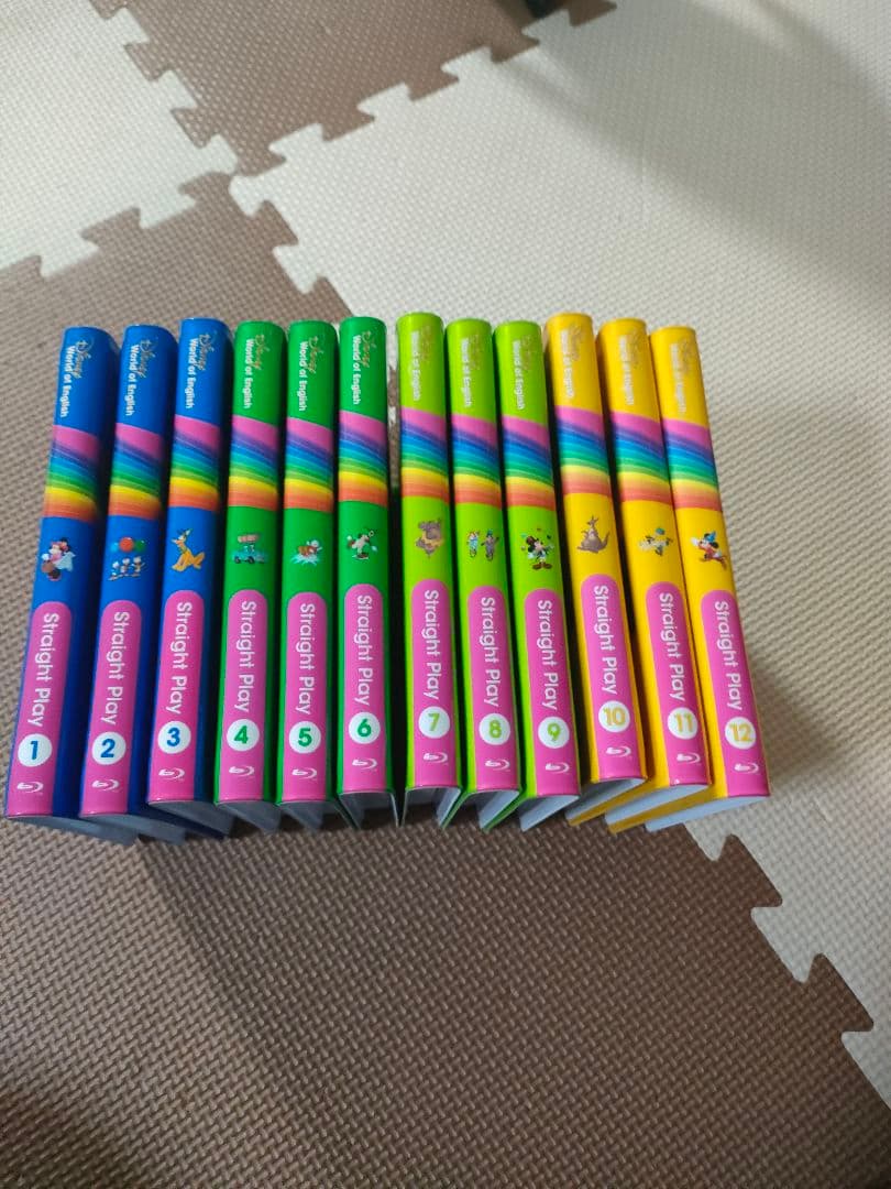 ディズニー英語 DWE Straight Play Blu-ray 12巻セット - メルカリ