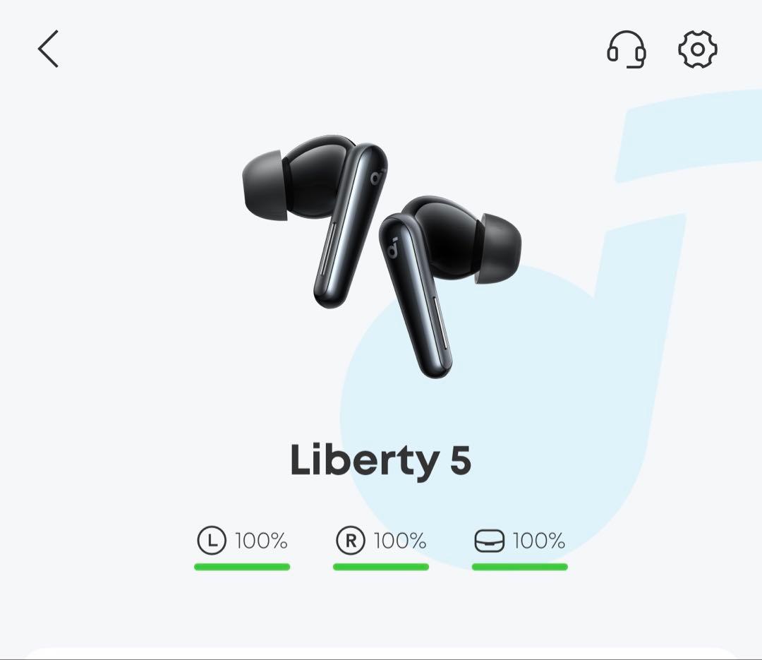 Liberty 5 ワイヤレスイヤホン 充電ケース付き - メルカリ