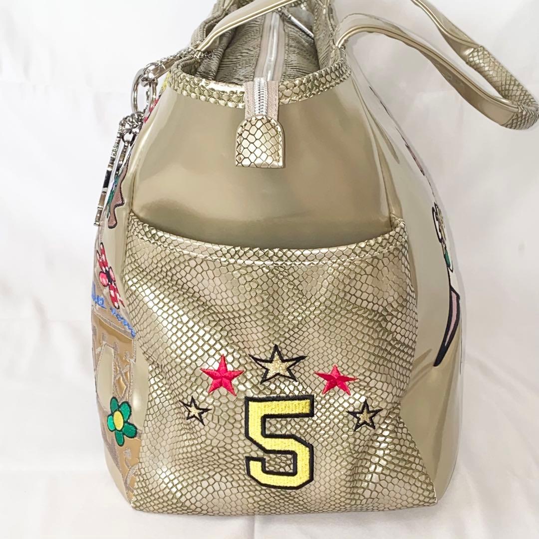 MUスポーツ ミエコウエサコ ゴルフ用 ボストンバッグ パテント