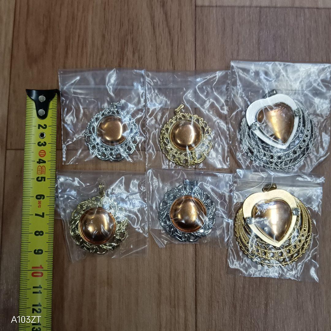 未使用品 七宝焼 材料 ブローチ ペダントトップ 210個 まとめて 2.3kg