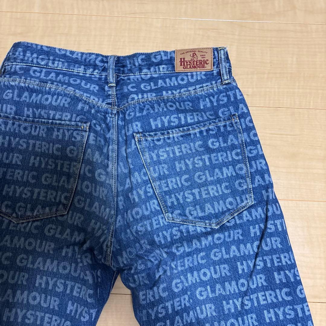 HYSTERIC GLAMOUR ロゴプリント デニム W30 HYSTERIC GLAMOUR（ヒステリックグラマー） 【値下げ】Hysteric