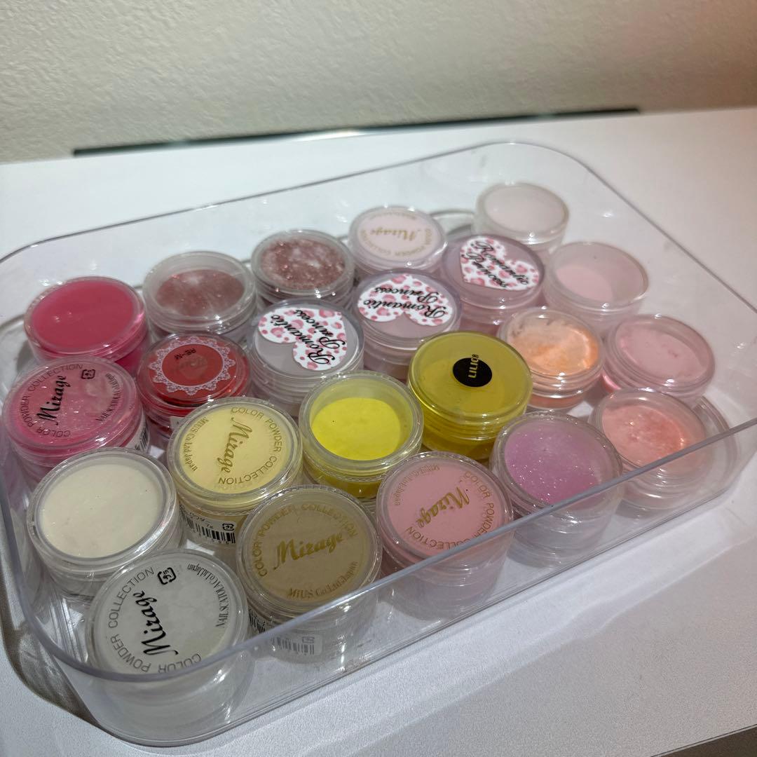 ネイルカラーパウダー47色