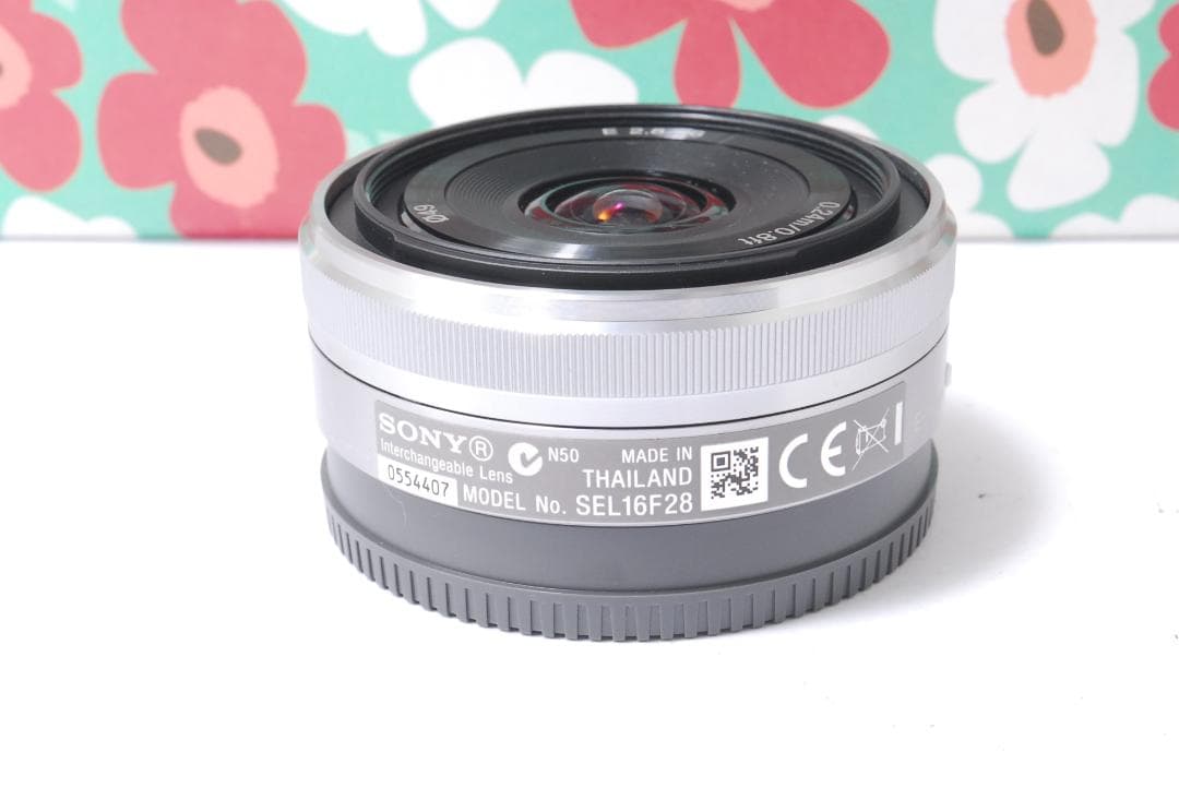 ❤SONY 単焦点 SEL16F28❤パンケーキレンズ Eマウント❤大人気❤