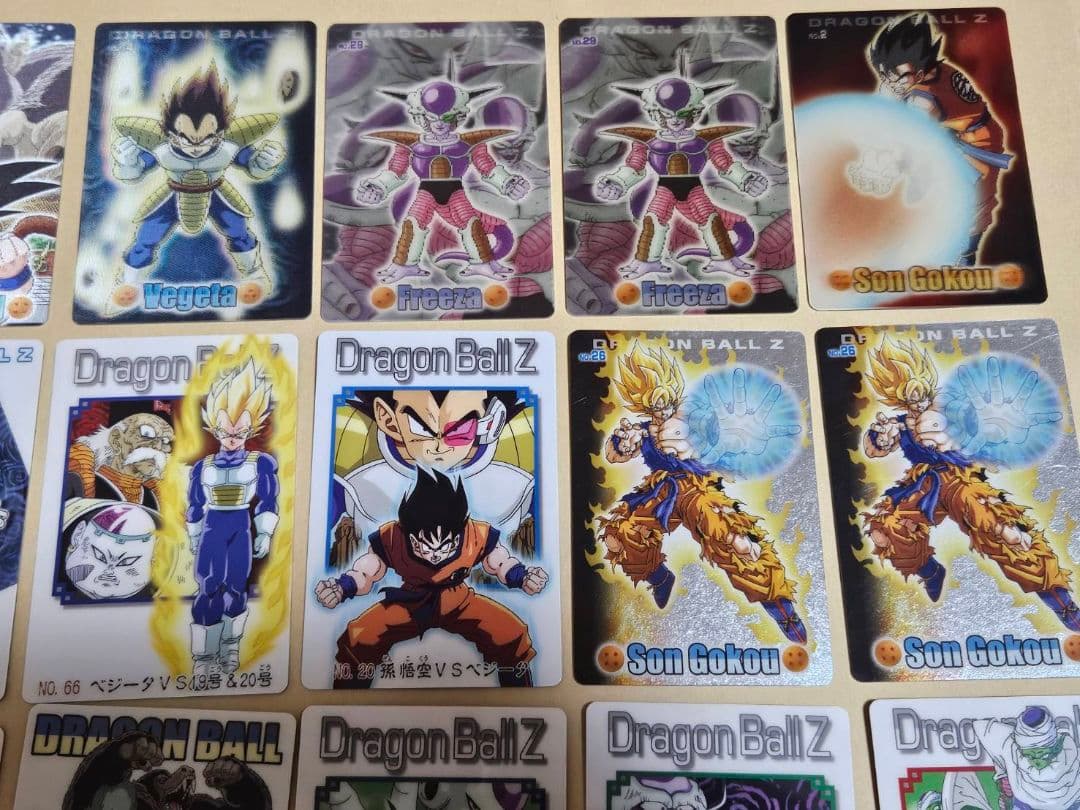 ドラゴンボール グミ カード 昔 レトロ まとめ売り 孫悟空 ベジータ
