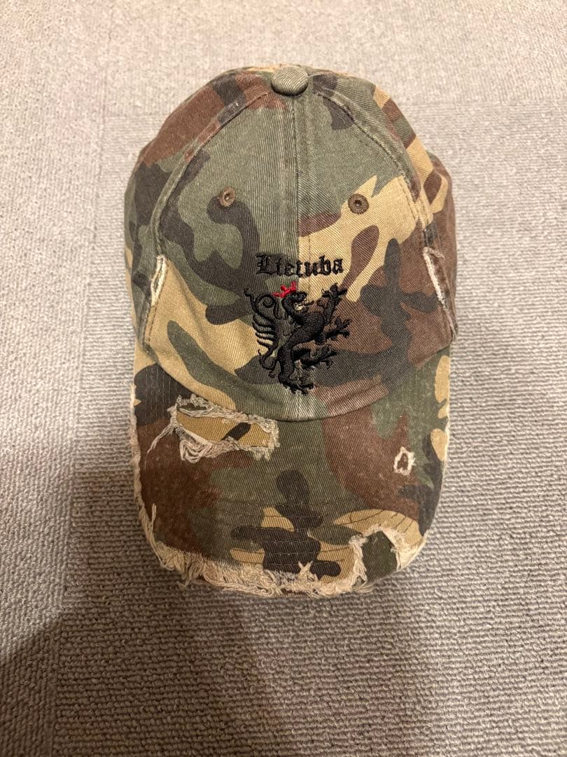 ALEXANDER DIGENOVA 25SS 迷彩 カモ cap ダメージ加工