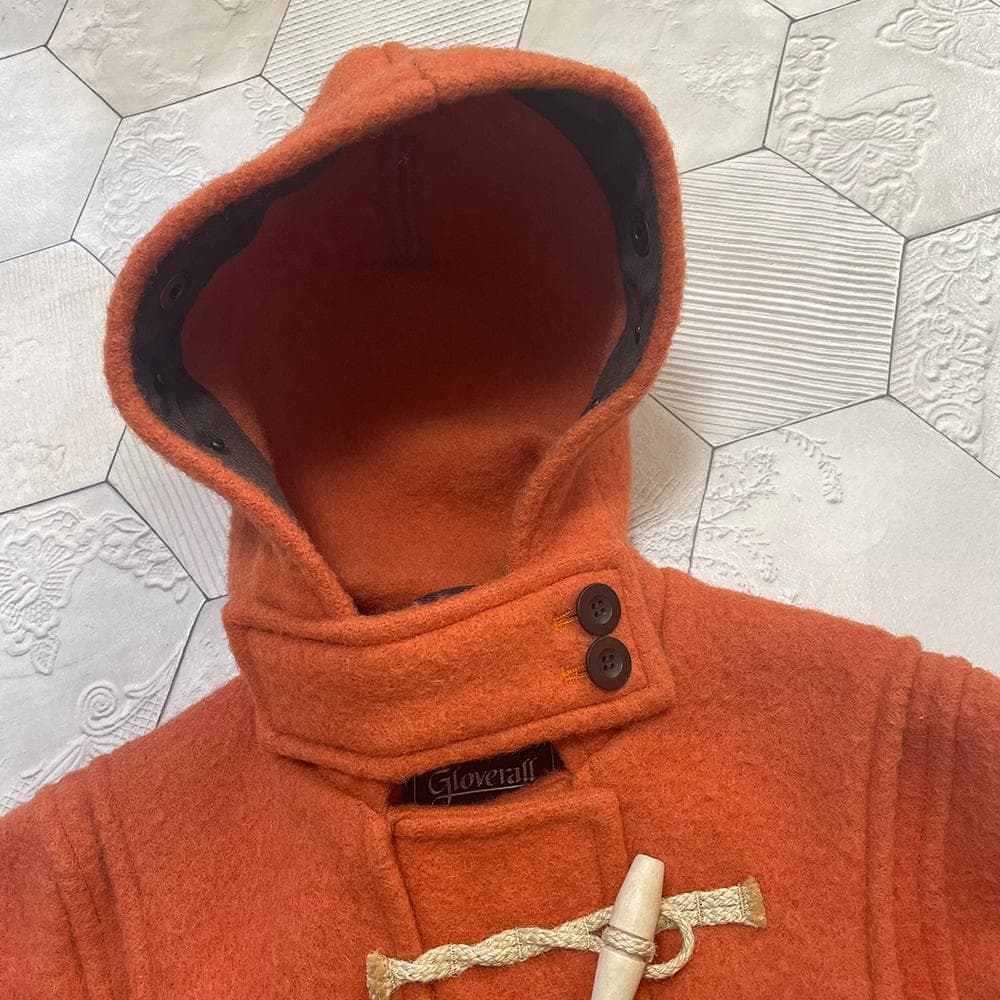 超美品！グローバーオール MONTY ダッフルコート 36 エルメスオレンジ