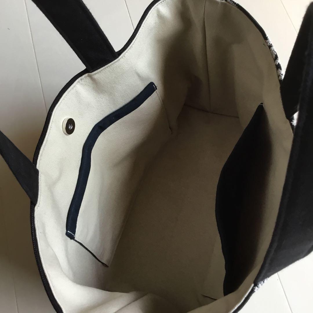 spica 黒地×白刺繍 稲穂 トートバッグ - メルカリ