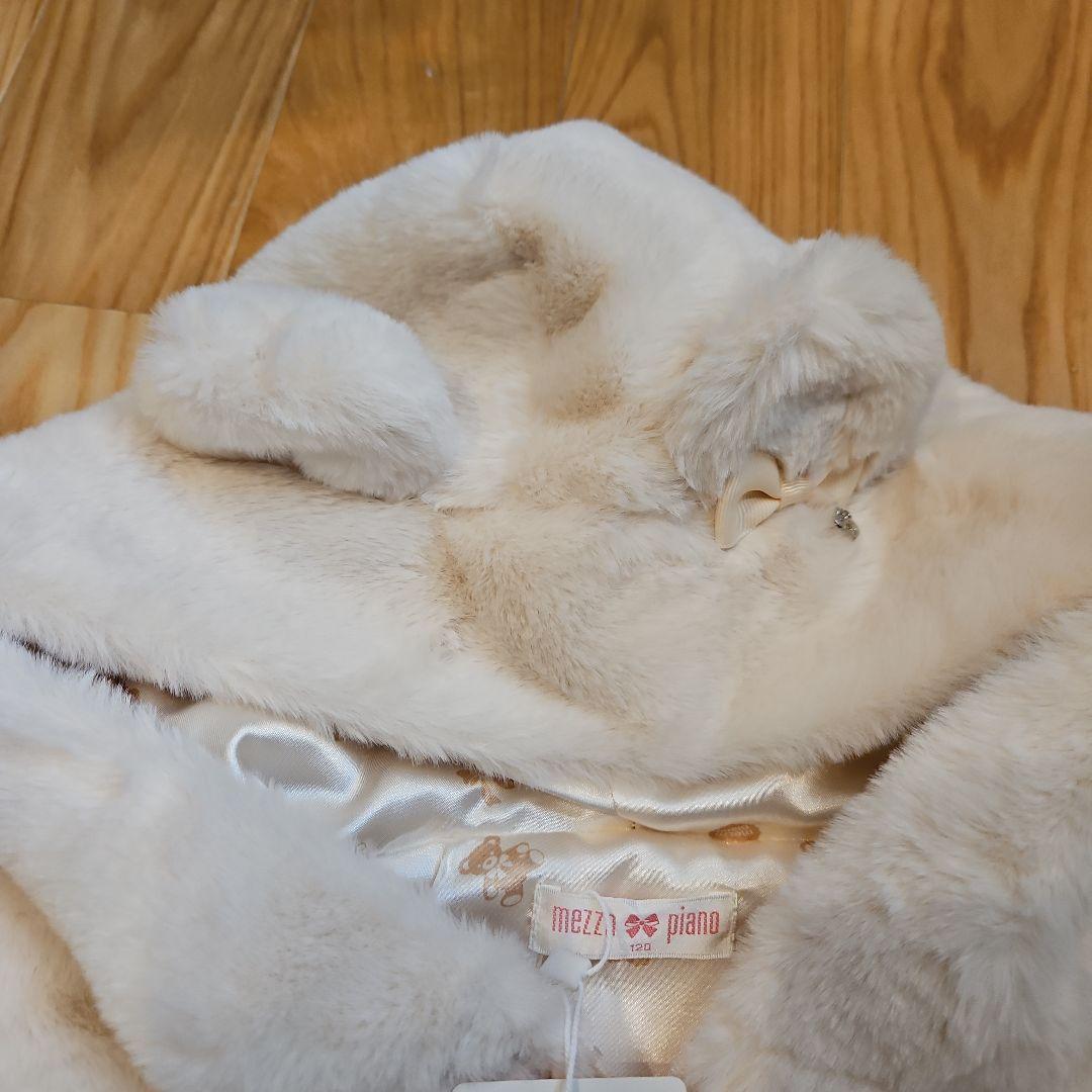 mezzo piano クマ耳付き フェイクファー ジャケット 120cm 新品 - メルカリ