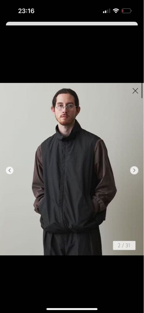 Steven Alan＞ ベリーマエックス スタンドカラー ジップアップベスト