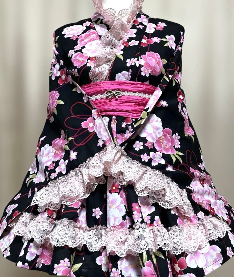 AIN③ドレス浴衣 地雷系 量産型 姫ギャル