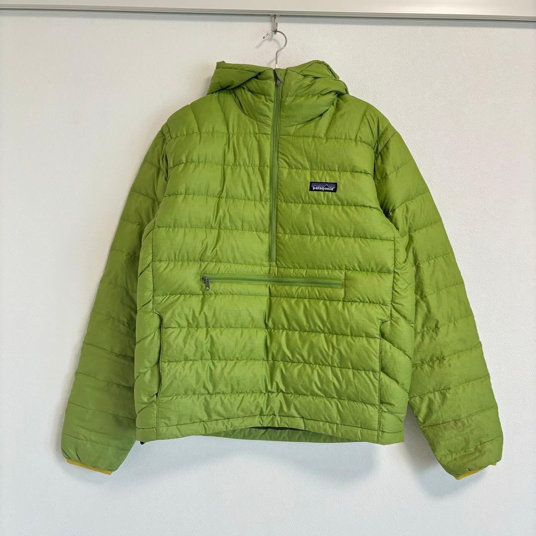 08年 patagonia パタゴニア ダウンセーター ゲッコーグリーン 黄緑