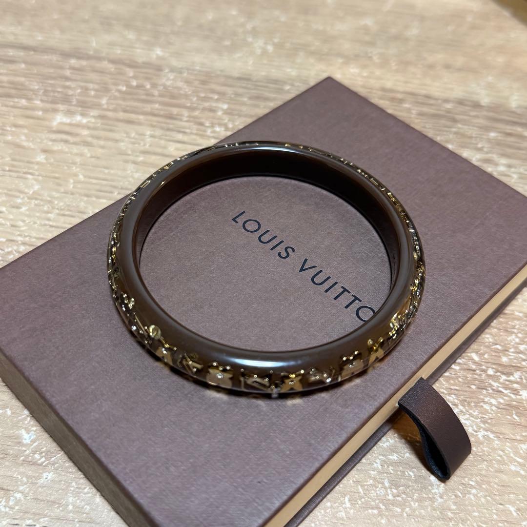 LOUIS VUITTON アンクルージョン バングル ブラウン - メルカリ