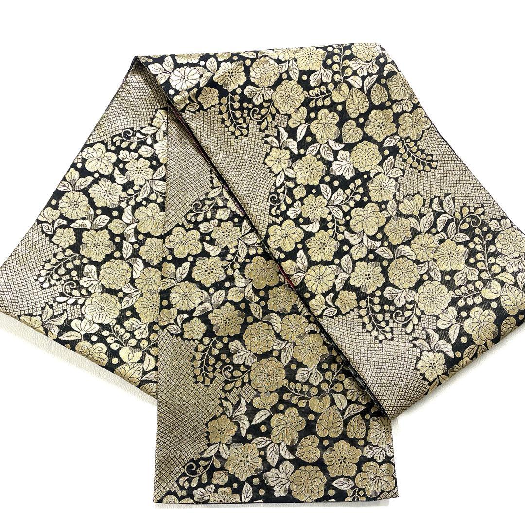 帯6315 ○高級 正絹 片面全通 リバーシブル 袋帯 辻ヶ花 - メルカリ