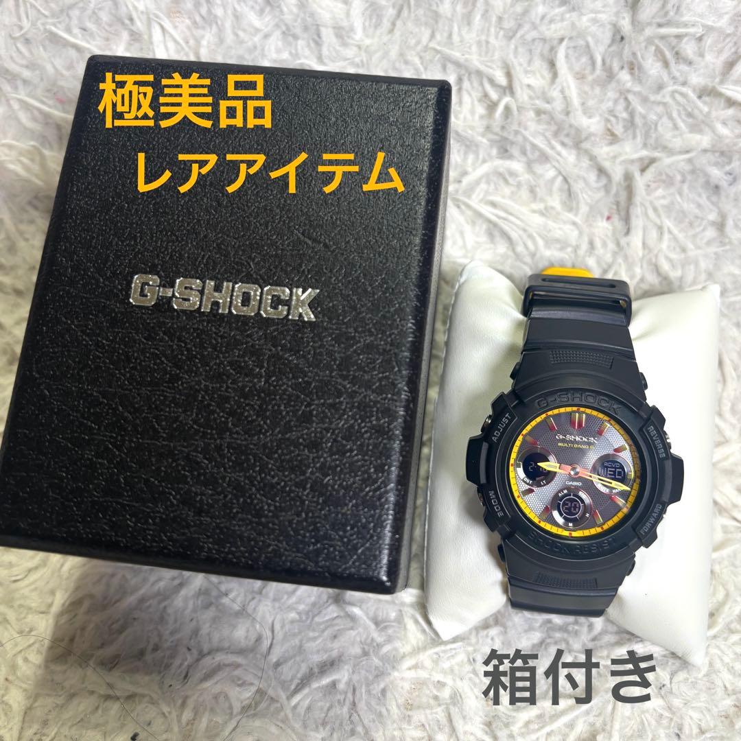 極美品 未使用レベル 箱付 G-SHOCK AWG-M100SBY イエロー - メルカリ