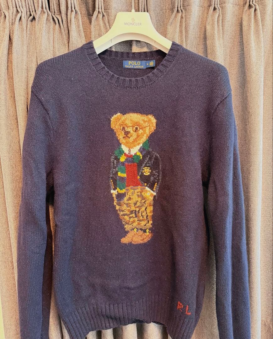 Polo Ralph Lauren クマ刺繍セーター サイズM POLO Ralph Lauren クマ刺繍セーター ニット ラルフローレン - メルカリ